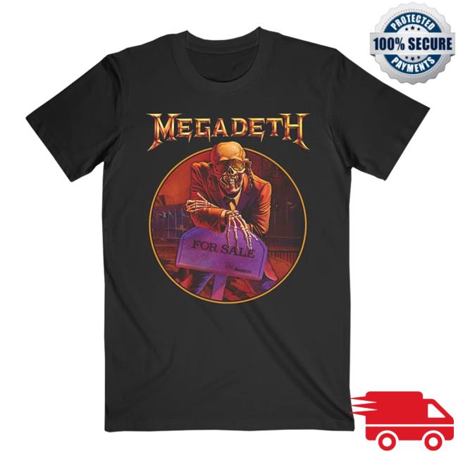 Megadeth Store Merch Peace Sells Tracklist T-Shirt 3 Megadeth Store Merch Peace Sells Tracklist T-Shirt