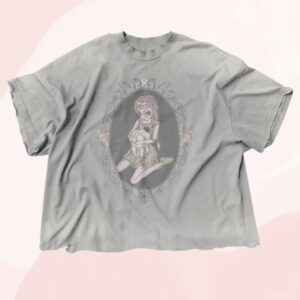 Melanie Martinez Merch Store Circle Crop Distressed Tee