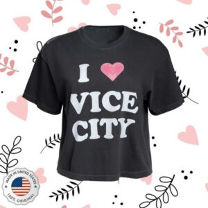 Miami Heat Store Merch Court Culture I Love Vice City Crop