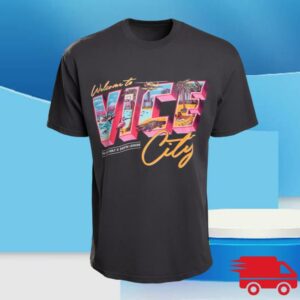 Miami Heat Store Merch Court Culture X Duvin Vice City Postcard Tee