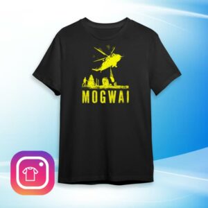 Mogwai Store Merch Happy Tears Black Cover Artwork T-Shirt