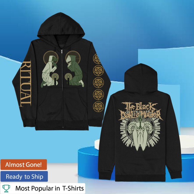 Night Shift Merch Store The Black Dahlia Murder Ritual Zip-Up Hoodie 5 Night Shift Merch Store The Black Dahlia Murder Ritual Zip-Up Hoodie