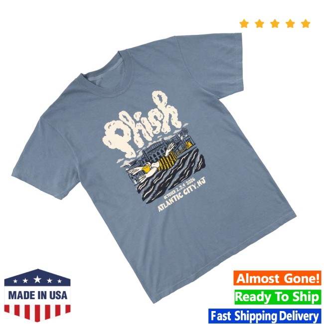 Phish Dry Goods Store Merch Atlantic City Fall '26 Event Tee 4 Phish Dry Goods Store Merch Atlantic City Fall '26 Event Tee