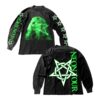 Playboi Carti Store Merch Face Burn Long Sleeve
