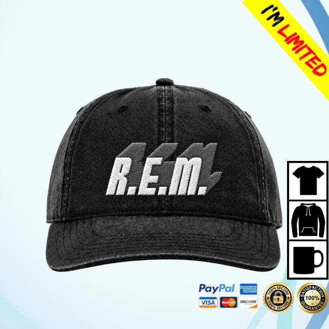 Rem Store Merch Reveal Logo Hat (Black) 2 Rem Store Merch Reveal Logo Hat (Black)