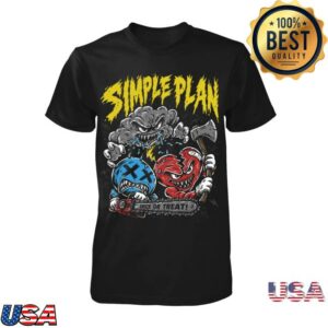 Simple Plan Store Merch Halloween Character T-Shirt