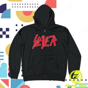 Slayer Store Merch Reign In Blood 40Th Anniversary Hoodie