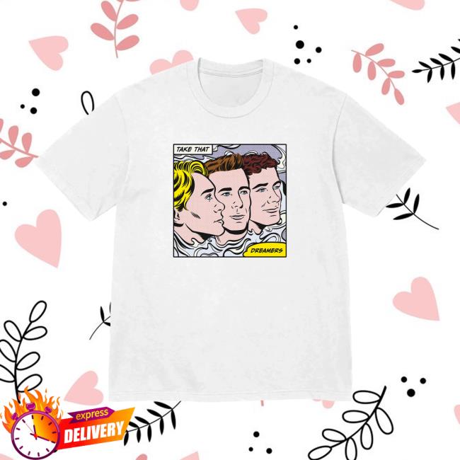 Take That Store Merch Dreamers White T-Shirt 3 Take That Store Merch Dreamers White T-Shirt