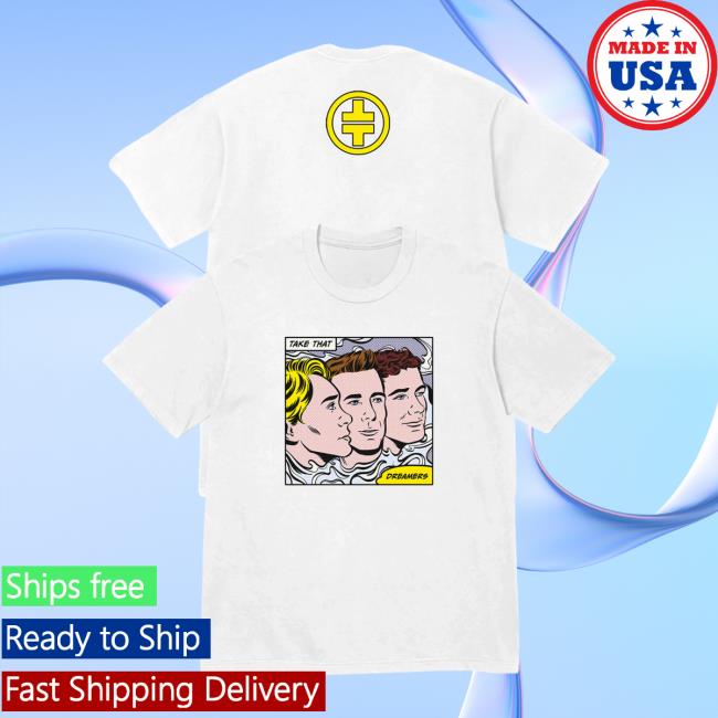 Take That Store Merch Dreamers White T-Shirt 5 Take That Store Merch Dreamers White T-Shirt