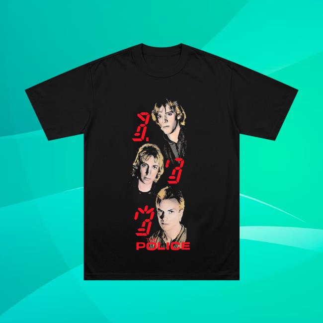 The Police Store Merch Ghost In The Machine 45Th Anniversary Faces T-Shirt 3 The Police Store Merch Ghost In The Machine 45Th Anniversary Faces T-Shirt