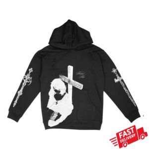 Violent Vira Store Merch Chasing Ghosts Cross Hoodie