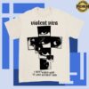 Violent Vira Store Merch Eye Cross Natural T-Shirt