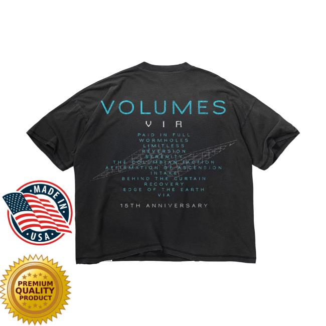 Volumes Store Merch Tracklist Tee 4 Volumes Store Merch Tracklist Tee