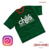 Welcome To Chili's Store Merch Varsity Jersey Green