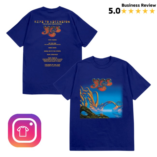Yes World Store Merch Keys To Ascension Cover Tee 2 Yes World Store Merch Keys To Ascension Cover Tee