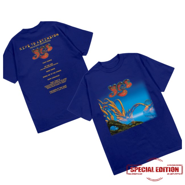 Yes World Store Merch Keys To Ascension Cover Tee 3 Yes World Store Merch Keys To Ascension Cover Tee